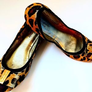 Kate Spade animal print loafers